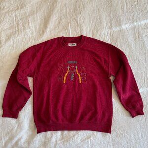 Gently Used Create the Culture Beyonce Slay Embroidered Sweatshirt in Maroon (M)